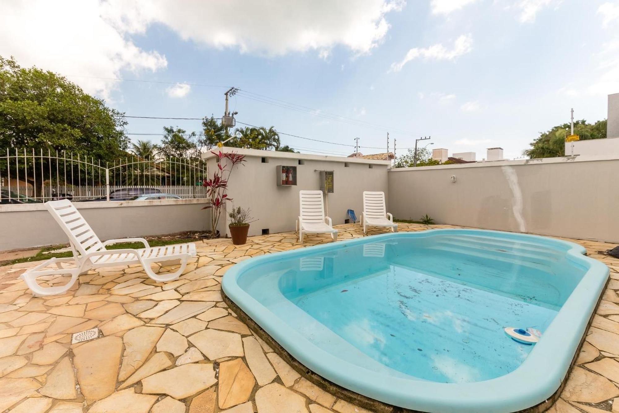 Belo Apto C/ Piscina Em Jurere 800M Do Mar Chr101 Leilighet Florianópolis Eksteriør bilde